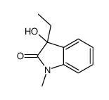 3-ethyl-3-hydroxy-1-methylindol-2-one结构式