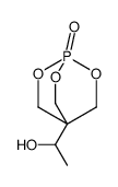 1-(1-oxo-2,6,7-trioxa-1λ5-phosphabicyclo[2.2.2]octan-4-yl)ethanol结构式