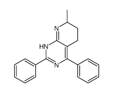 7-methyl-2,4-diphenyl-5,6,7,8-tetrahydropyrido[2,3-d]pyrimidine Structure