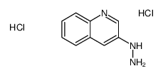 quinolin-3-ylhydrazine,dihydrochloride structure