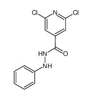 2,6-dichloro-N'-phenylisonicotinohydrazide Structure