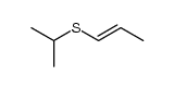 (E)-isopropyl 1-propenyl sulfide Structure