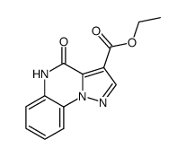 4-oxo-4,5-dihydro-pyrazolo[1,5-a]quinoxaline-3-carboxylic acid ethyl ester Structure