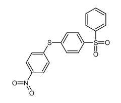 1-[4-(benzenesulfonyl)phenyl]sulfanyl-4-nitrobenzene Structure