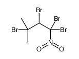 1,1,2,3-tetrabromo-3-methyl-1-nitrobutane Structure