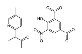 3-(5-methylpyridin-2-yl)butan-2-one,2,4,6-trinitrophenol结构式