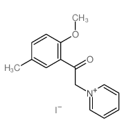 1-(2-methoxy-5-methyl-phenyl)-2-pyridin-1-yl-ethanone Structure