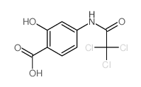 2-hydroxy-4-[(2,2,2-trichloroacetyl)amino]benzoic acid picture