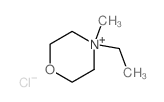 4-ethyl-4-methyl-1-oxa-4-azoniacyclohexane Structure