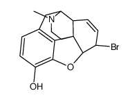 6-Bromo-6-dehydroxy Morphine Structure