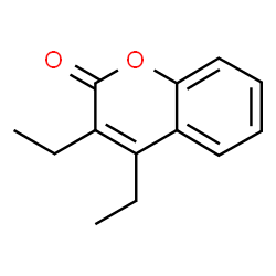 2H-1-Benzopyran-2-one,3,4-diethyl-(9CI) Structure