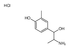 [1-hydroxy-1-(4-hydroxy-3-methylphenyl)propan-2-yl]azanium,chloride结构式