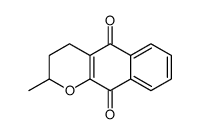 2-methyl-3,4-dihydro-2H-benzo[g]chromene-5,10-dione Structure