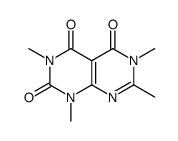 1,3,6,7-tetramethylpyrimido[4,5-d]pyrimidine-2,4,5-trione结构式