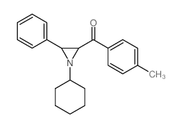Methanone,[(2R,3R)-1-cyclohexyl-3-phenyl-2-aziridinyl](4-methylphenyl)-, rel-结构式