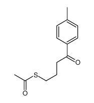 S-[4-(4-methylphenyl)-4-oxobutyl] ethanethioate Structure