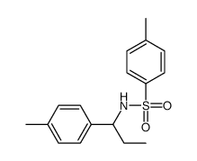 4-methyl-N-[1-(4-methylphenyl)propyl]benzenesulfonamide Structure