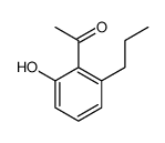 1-(2-hydroxy-6-propylphenyl)ethanone结构式