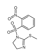 1-(2-nitrophenylsulfonyl)-2-methylthio-2-imidazolidine Structure