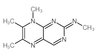 Methanamine,N-(6,7,8-trimethyl-2(8H)-pteridinylidene)- structure