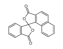 spiro[naphtho[1,2-c]furan-1,1'-phthalan]-3,3'-dione结构式