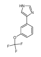 4-(3-trifluoromethoxyphenyl)imidazole Structure