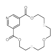 3,9,15-trioxa-6,12-dithia-19-azabicyclo[15.3.1]henicosa-18,20,22-triene-2,16-dione Structure