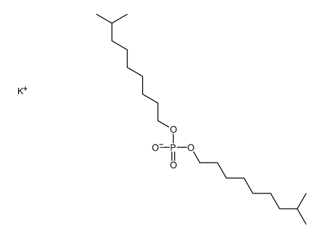 Phosphoric acid bis(8-methylnonyl)=potassium ester salt Structure