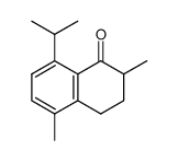 2,5-dimethyl-8-isopropyl-3,4-dihydro-1(2H)-naphthalenone Structure