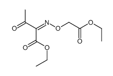 ethyl 2-(2-ethoxy-2-oxoethoxy)imino-3-oxobutanoate结构式