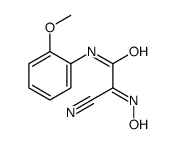 2-cyano-2-hydroxyimino-N-(2-methoxyphenyl)acetamide Structure