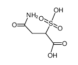 2-sulfo-succinamic acid Structure