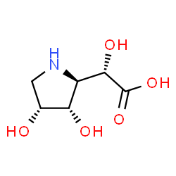 2-Pyrrolidineaceticacid,-alpha-,3,4-trihydroxy-,[2R-[2-alpha-(S*),3-bta-,4-bta-]]-(9CI) picture