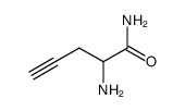 2-amino-4-pentynoic acid amide结构式