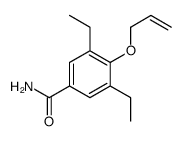 4-(ALLYLOXY)-3,5-DIETHYLBENZAMIDE结构式