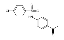 N-(4-Acetylphenyl)-4-chlorobenzenesulfonamide Structure