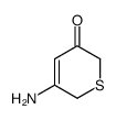 2H-Thiopyran-3(6H)-one,5-amino-(9CI) structure