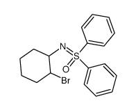diphenyl-N-(2-bromocyclohexyl)sulphoximide Structure