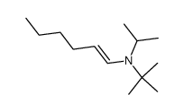 tert-butyl(hex-1-en-1-yl)isopropylamine Structure