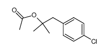 3-(p-Chlorophenyl)-2-methyl-2-propyl acetate Structure