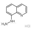 N'-QUINOLIN-8-YL-HYDRAZINIUM, CHLORIDE structure