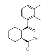 CIS-2-(2,3-DIMETHYLBENZOYL)CYCLOHEXANE-1-CARBOXYLIC ACID结构式