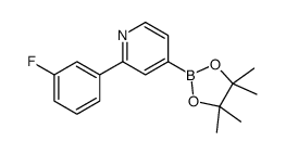 2-(3-FLUOROPHENYL) PYRIDINE-4-BORONIC ACID PINACOL ESTER图片