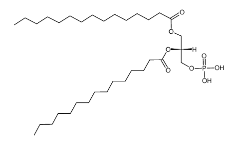 L-α-dipalmitoylphosphatidic acid结构式