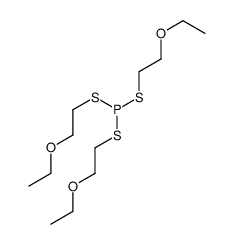 Trithiophosphorous acid tris(2-ethoxyethyl) ester结构式