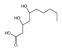 (3R,5R)-3,5-dihydroxydecanoic acid Structure