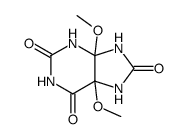 4,5-dimethoxy-4,5-dihydrouric acid Structure