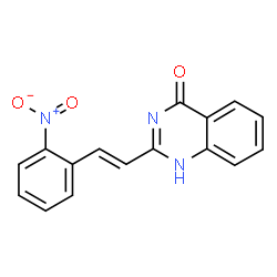 2-(2-{2-nitrophenyl}vinyl)-4(3H)-quinazolinone picture