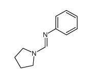 1-[1-(phenylimino)methyl]pyrrolidine结构式