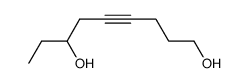 non-4-yn-1,7-diol结构式